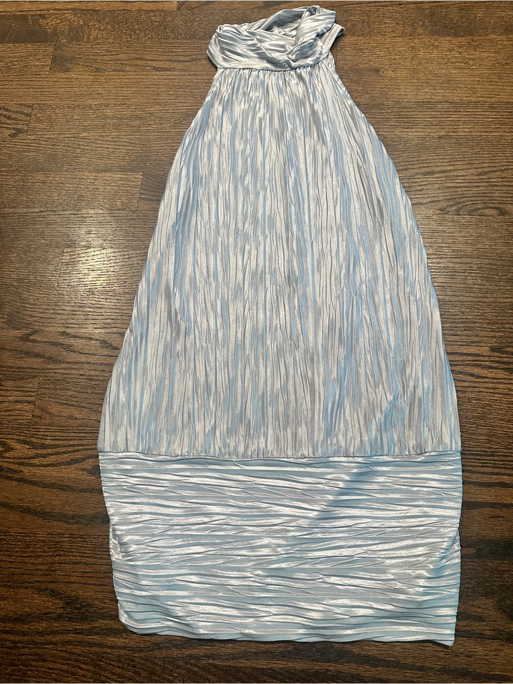 Studio Y Metallic Pleated Top